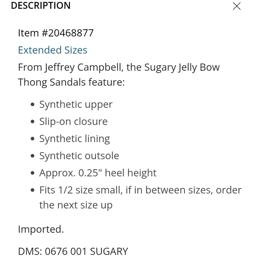 Jeffrey Campbell Sugary Big Bow jelly flip flop thong sandals size 8 - Picture 11 of 11